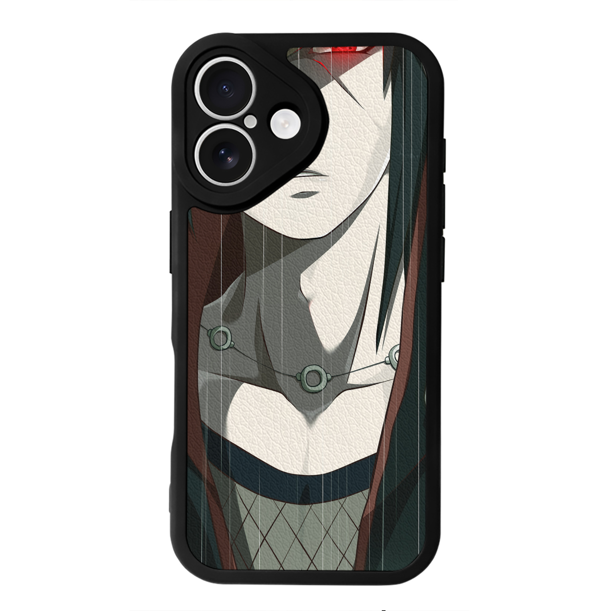 （画像用） NARUTO -ナルト- NARUTO -ナルト- 疾風伝 【iPhone 16シリーズ対応】シリコンスマホケース（レザー調） 材質：シリコン